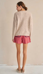 Parisian Dog Graphic Sweater
