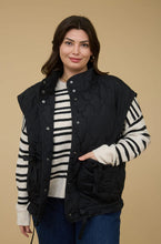Load image into Gallery viewer, Curvy Black Quilted Vest
