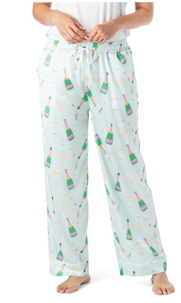 Boots and bubbles pajama pants