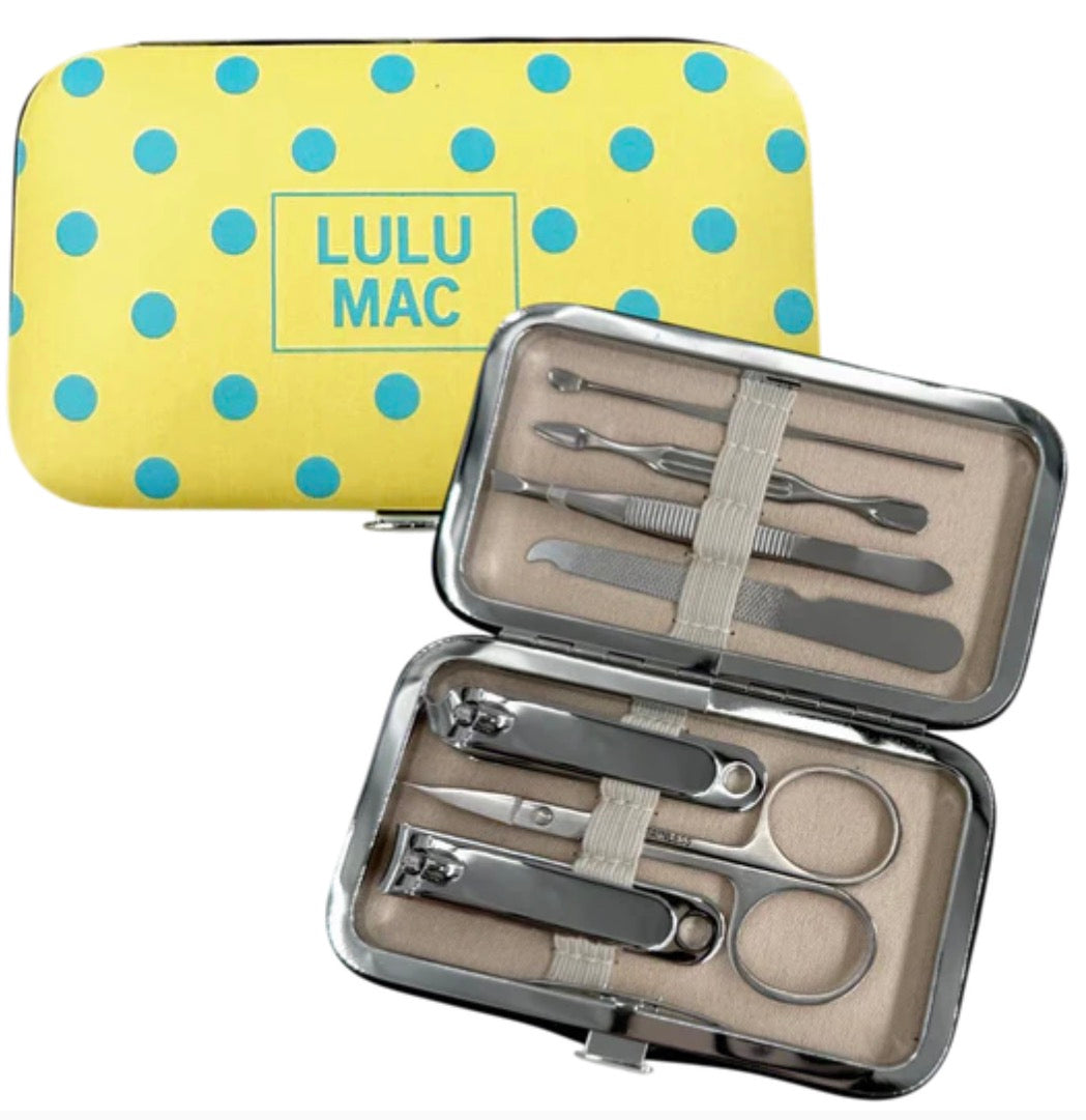Butter/Blue Manicure Set