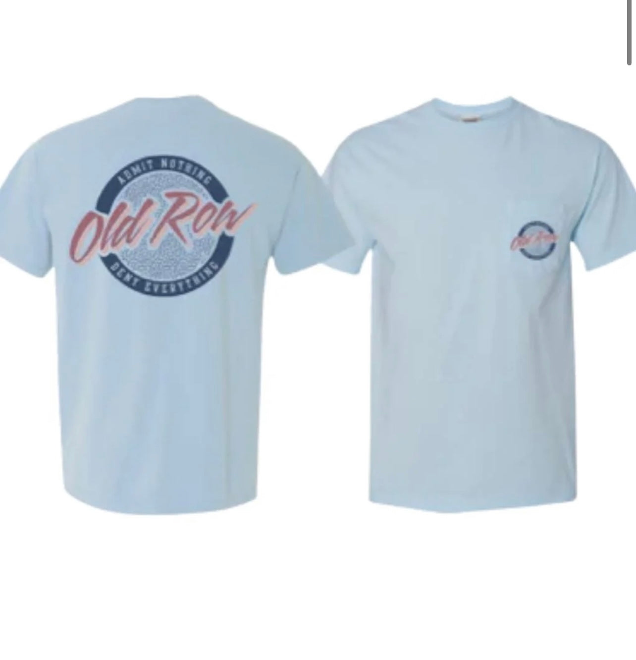 Light Blue Circle Tee