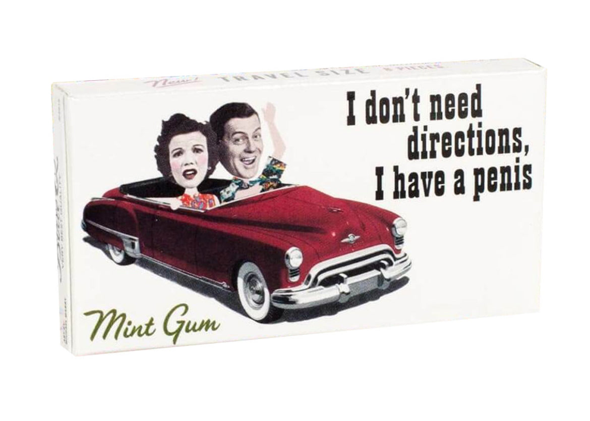 I Don’t Need Directions Mint Gum