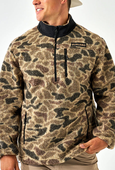 Sherpa - Quarter Zip - Rocky Mountain Camo