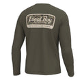 Youth Graphic Long Sleeve Heather Blend Crew - Cedar