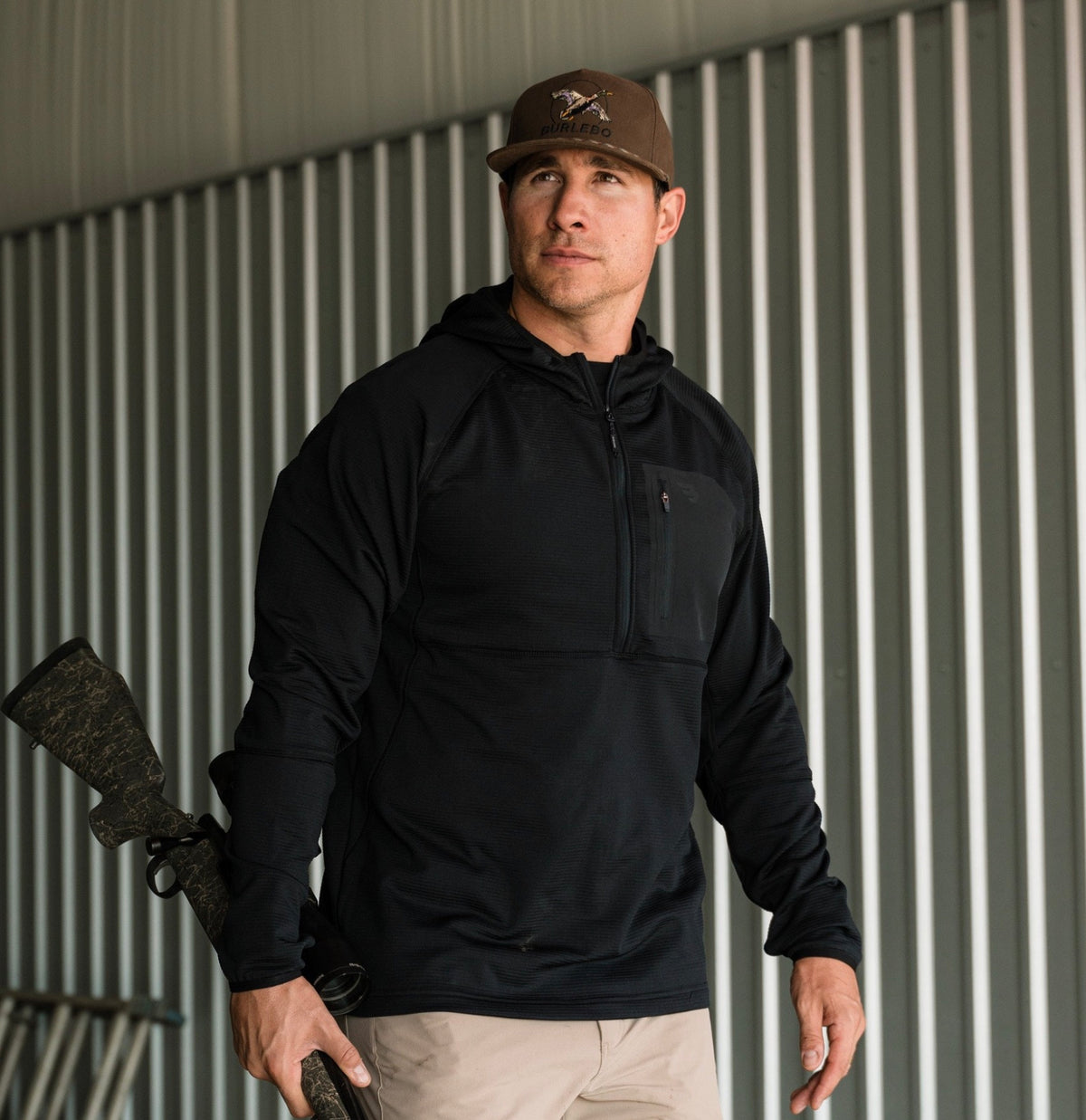 Blaze Tech - Quarter Zip - Black