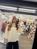 Ecru Dot Blouse