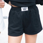Terry Cloth Shorts - Black