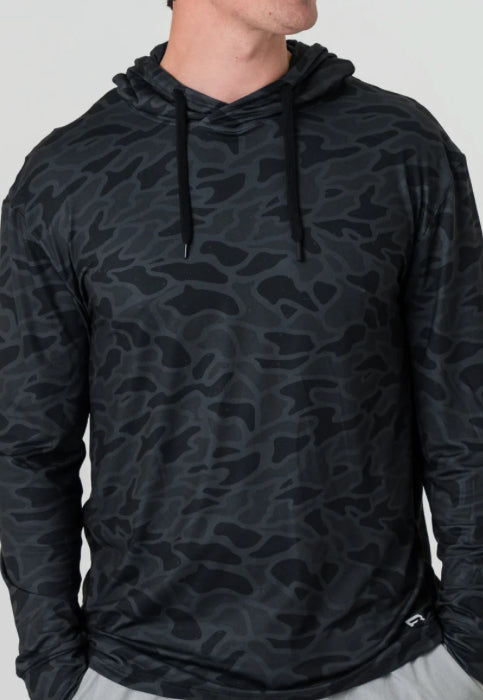 Performance Hoodie - Black Camo