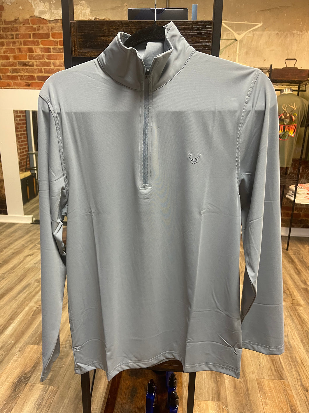 WildGame sierra lightweight quarter zip blue