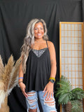 Black Lace Tank