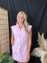 Load image into Gallery viewer, Half Zip Pink Dress
