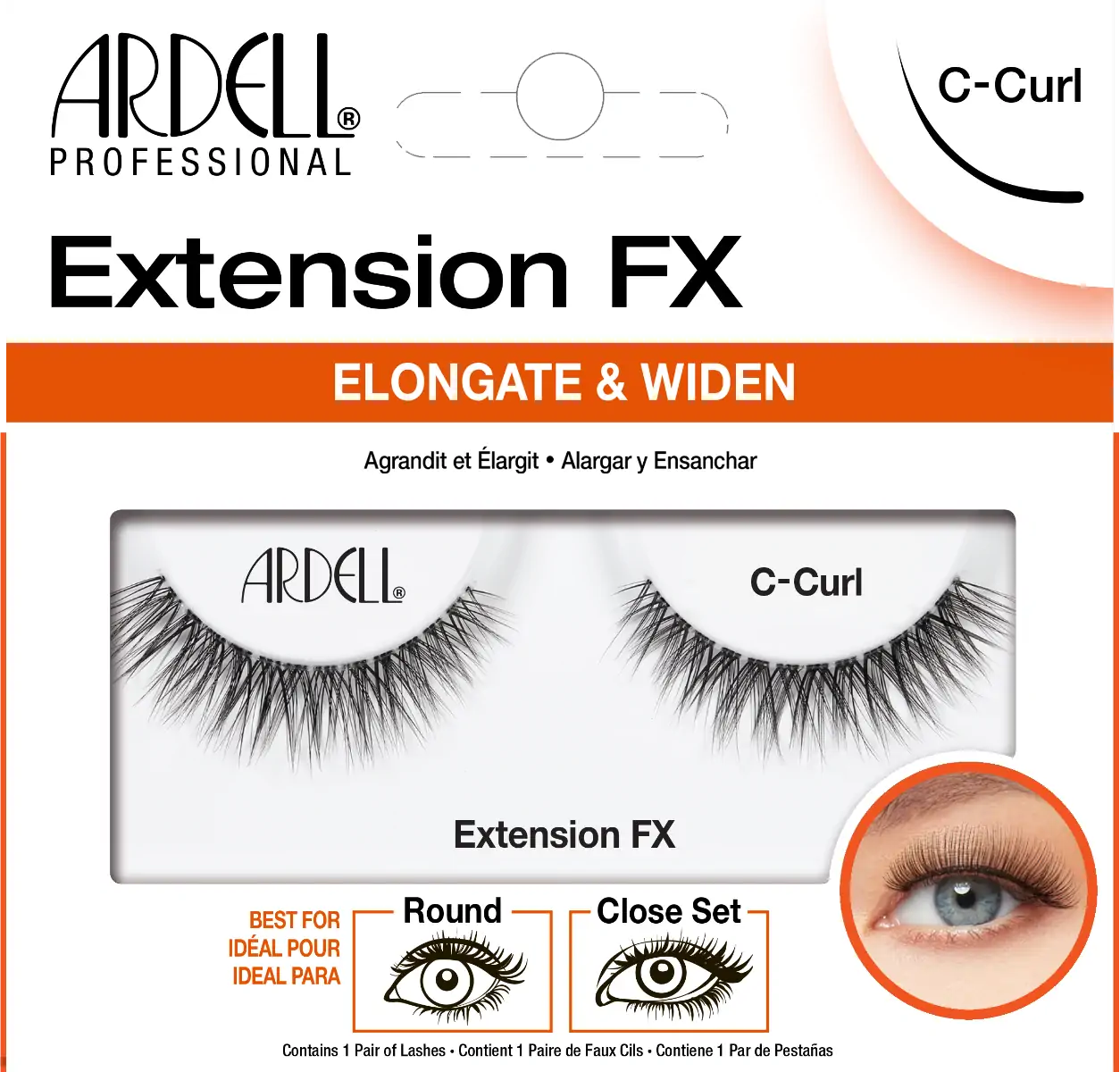 EXTENSION FX LASH—C-CURL