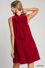 Load image into Gallery viewer, Deep Red Velvet Dress
