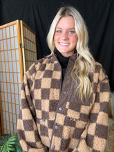 Load image into Gallery viewer, Brown Checkered Jacket
