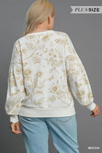 Load image into Gallery viewer, Curvy Mocha Printed Sweatshirt
