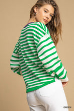 Load image into Gallery viewer, Green Striped Pullover
