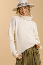 Load image into Gallery viewer, Ivory Turtle Neck Sweater
