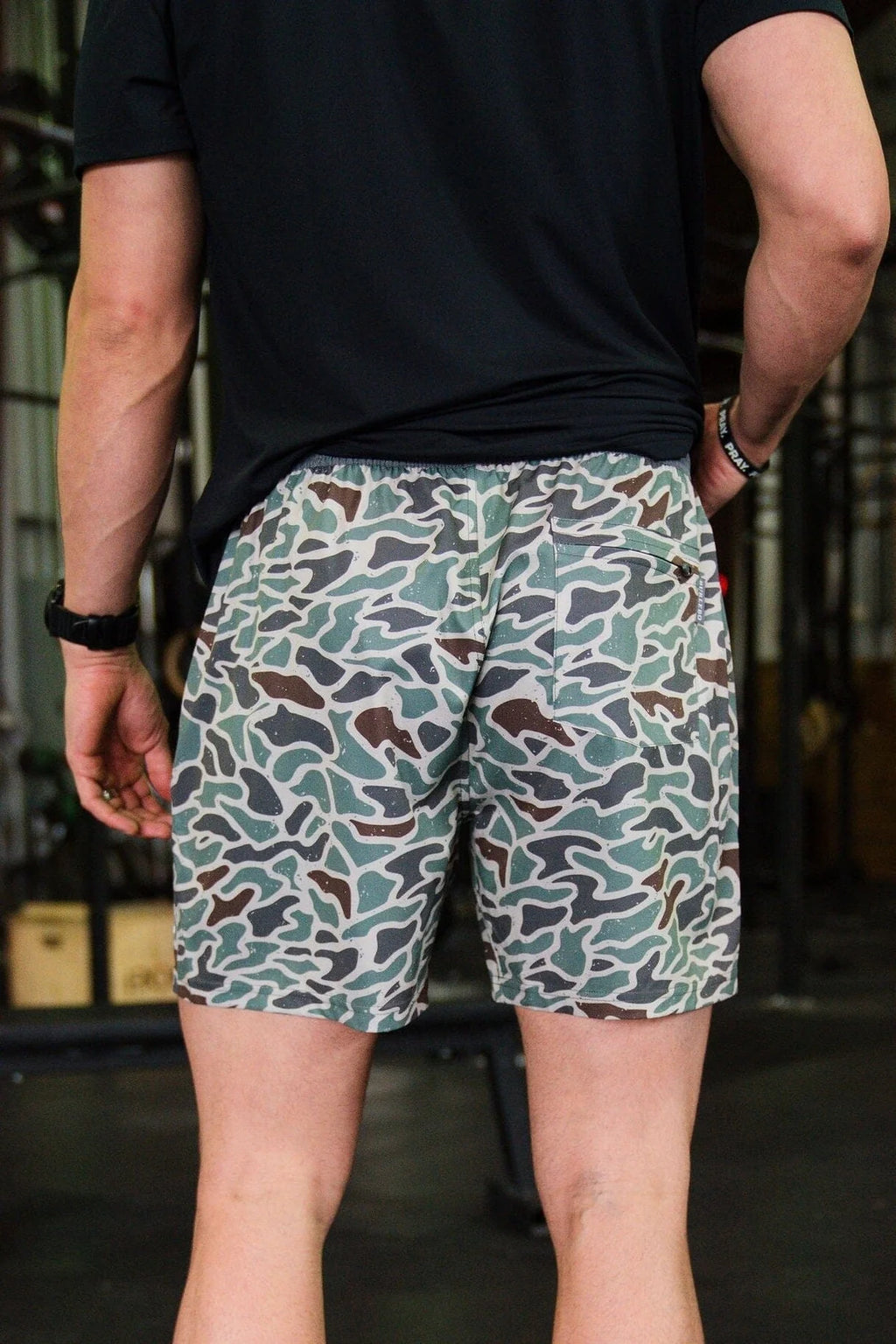 Athletic Short - Retro Duck Camo - Grey Liner 5.5”
