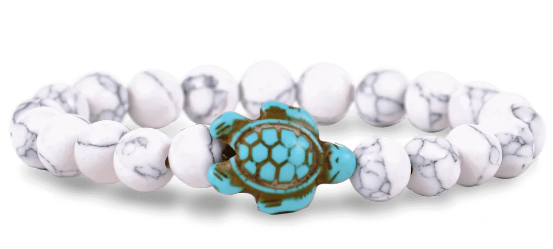 Turtle White Howlite Stone