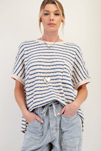 Load image into Gallery viewer, Textured Striped Knit Top
