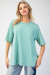 Green Mineral Wash Tee