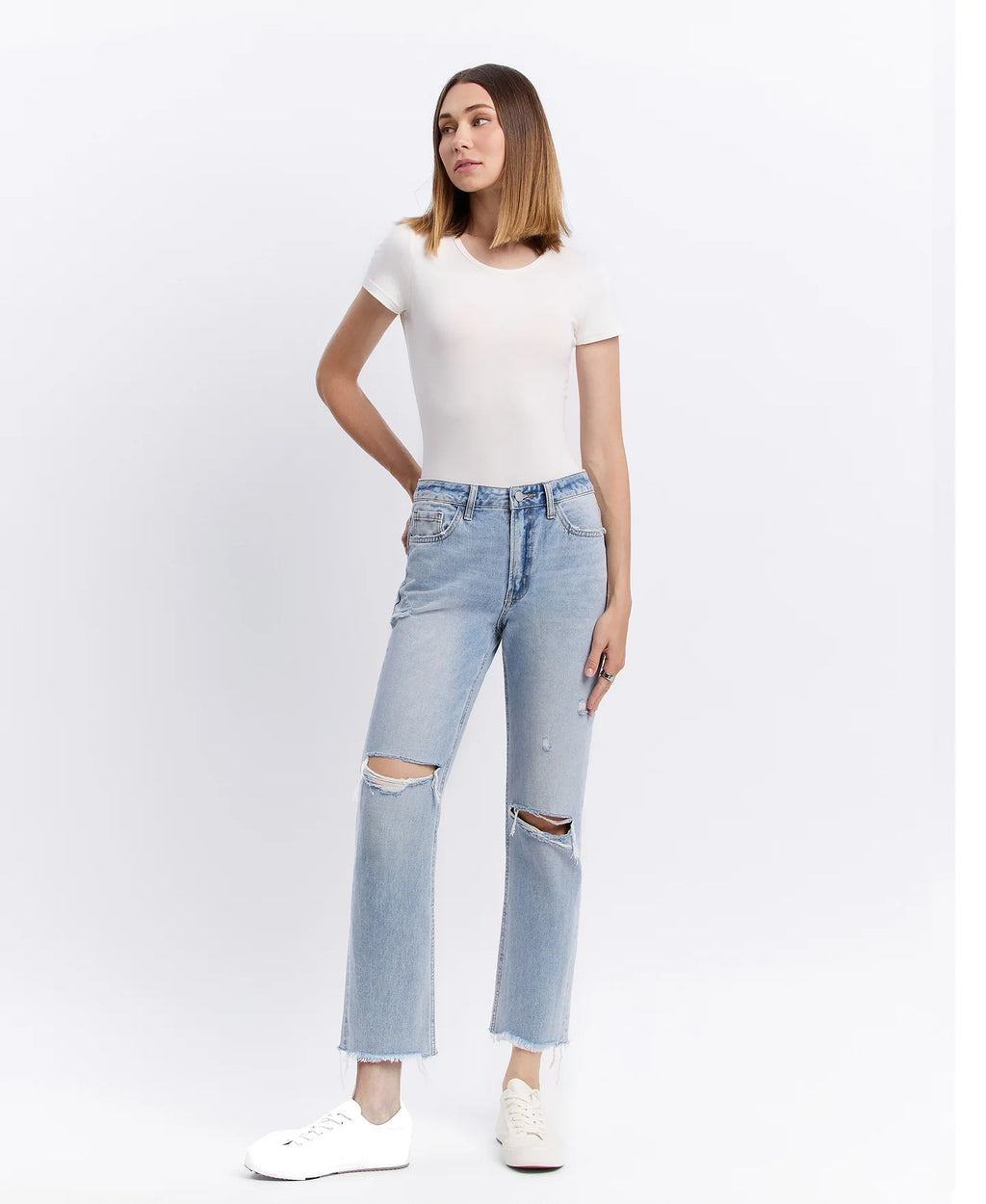 Flying Monkey Super High Rise Relaxed Straight