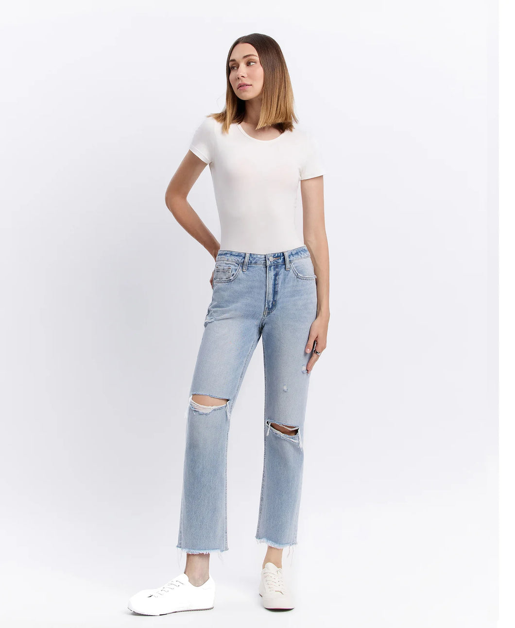 Flying Monkey Super High Rise Relaxed Straight