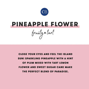 Pineapple Flower Mercury Iridescent Signature Candle