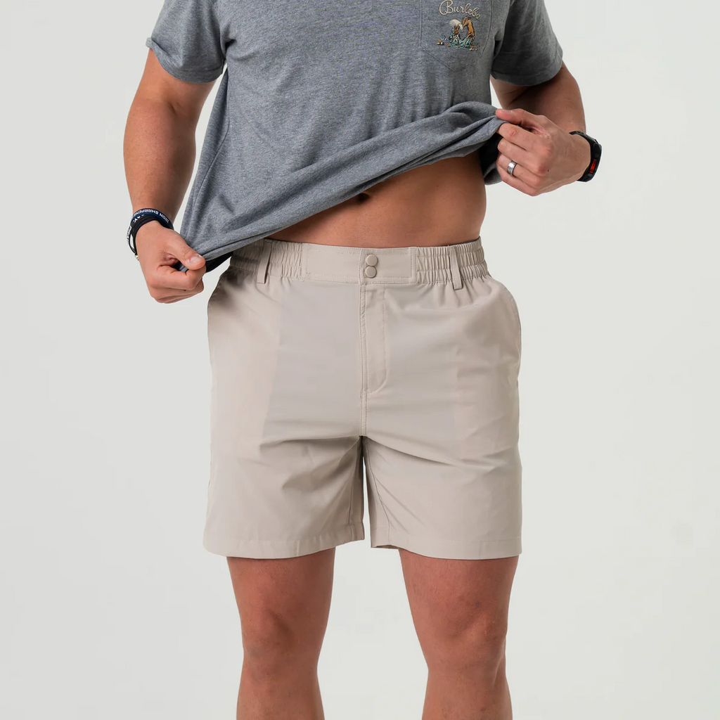 Burlebo Everyday Short - Light Khaki 7 in
