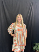 Load image into Gallery viewer, Aztec Rust Dress

