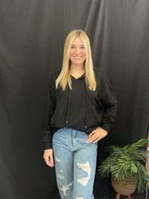 Load image into Gallery viewer, Black Oversized Hoodie
