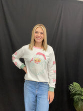 Load image into Gallery viewer, Glitter Santa Pullover
