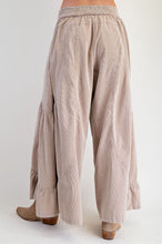 Load image into Gallery viewer, Khaki Corduroy Palazzo Pant
