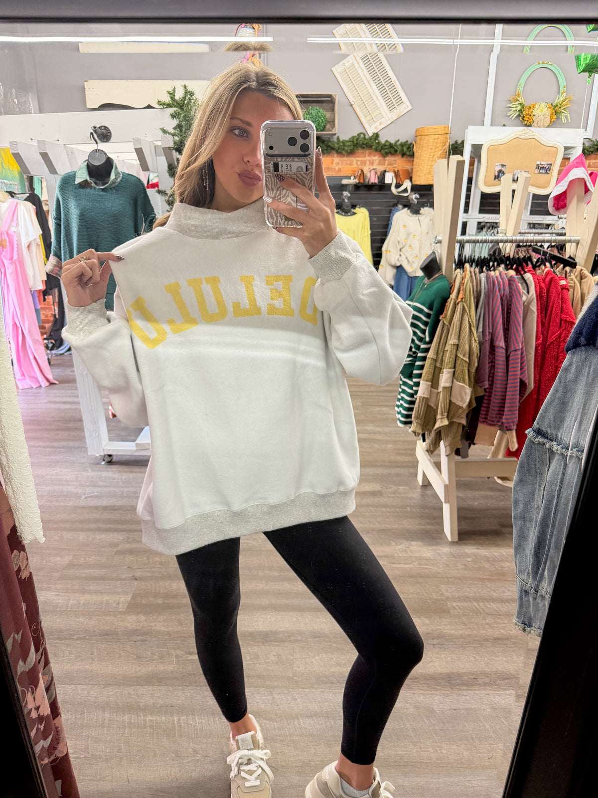 Cheeky/Delulu Mock Neck