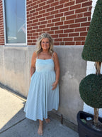 Green Spaghetti Strap Dress