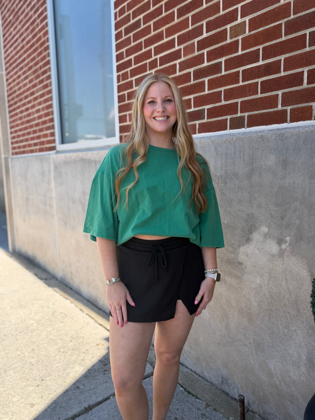 Green Oversized Tee