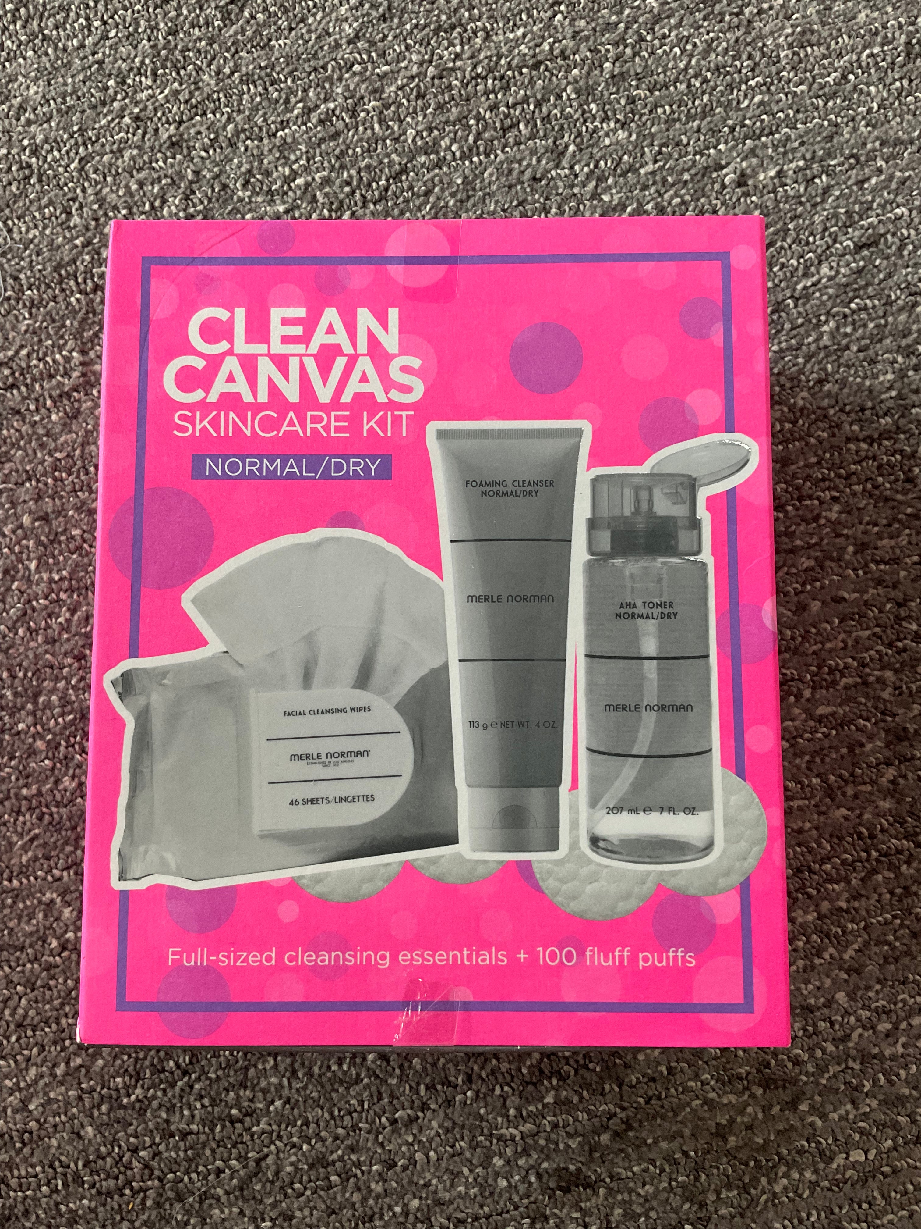 Clean Canvas Skincare Set - Normal/Dry