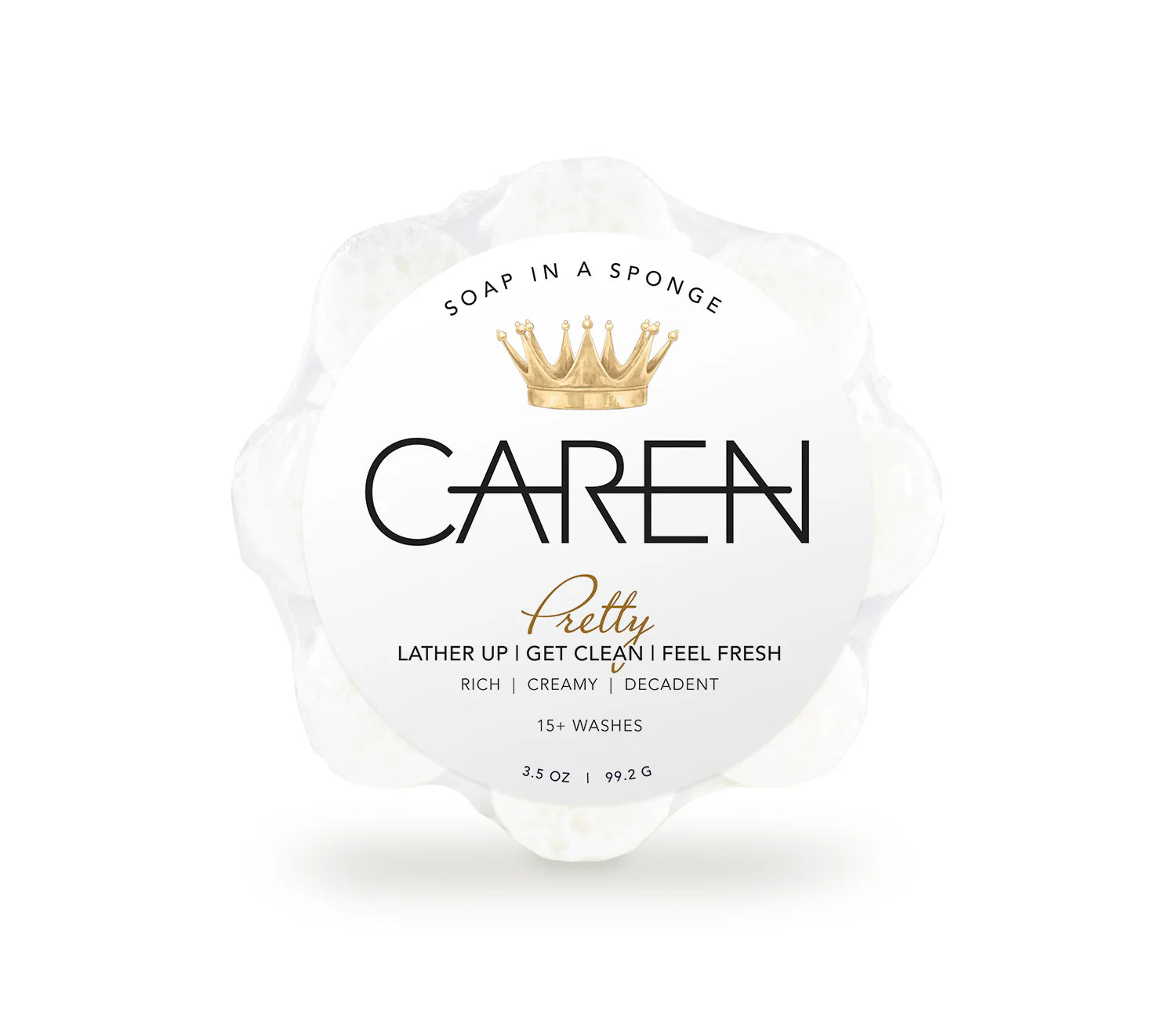 Caren Soap Sponge- Pretty and Loved