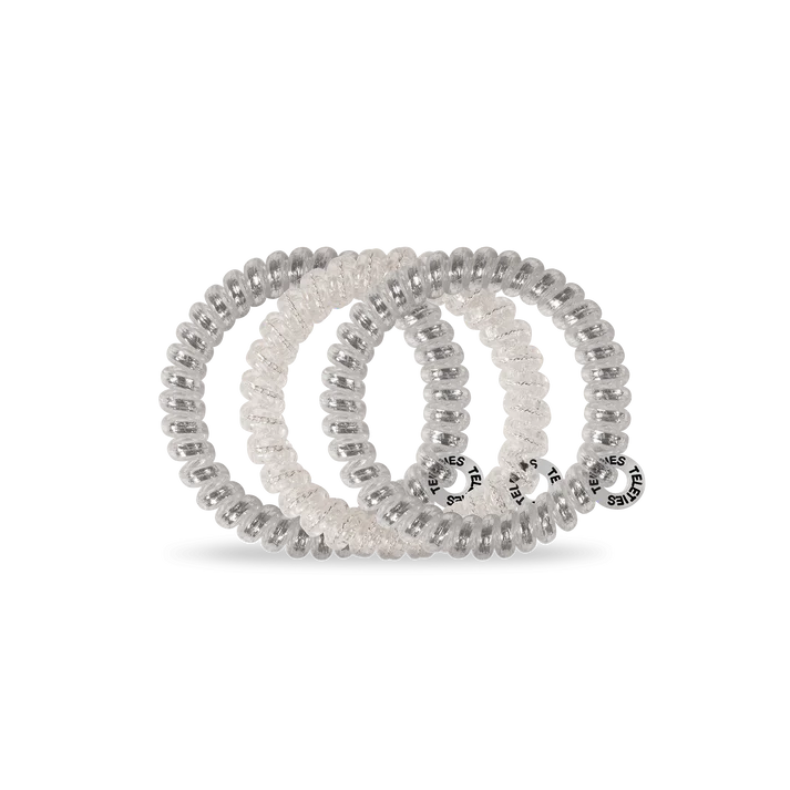 Silver Slay Small Hair Ties