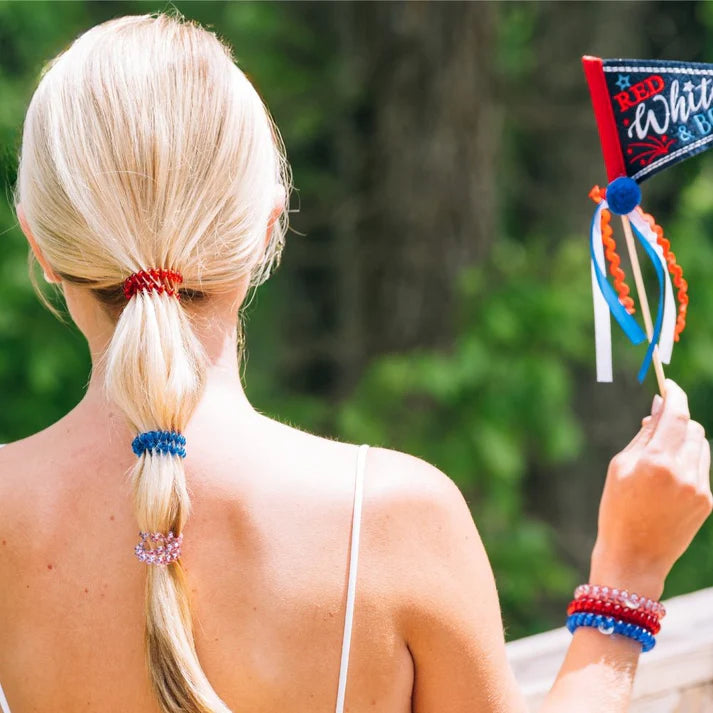 Patriotic Pop Small Hair Ties