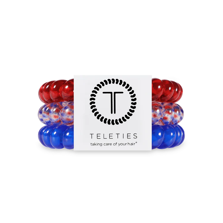 Patriotic Pop Large Hair Ties