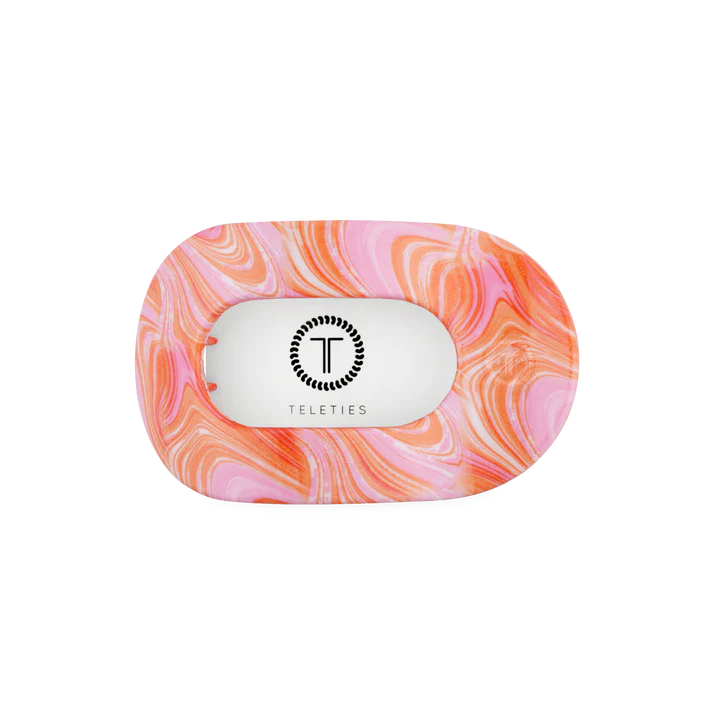 Just Keep Swimming Medium Flat Round Hair Clip