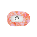 Just Keep Swimming Medium Flat Round Hair Clip