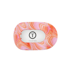 Just Keep Swimming Medium Flat Round Hair Clip