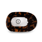 Tortoise Medium Flat Round Hair Clip