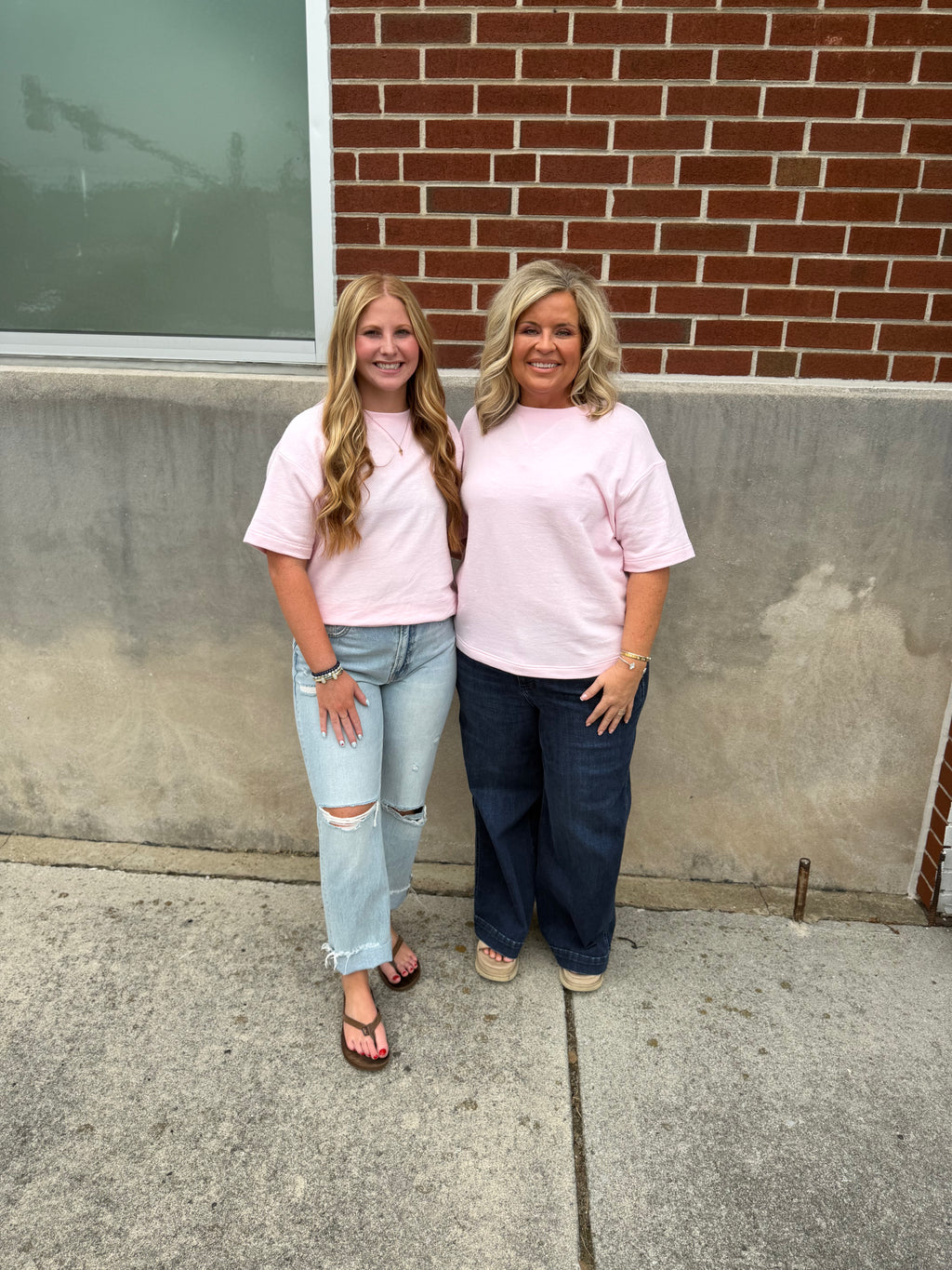 Pale Pink Boxy Fit Top