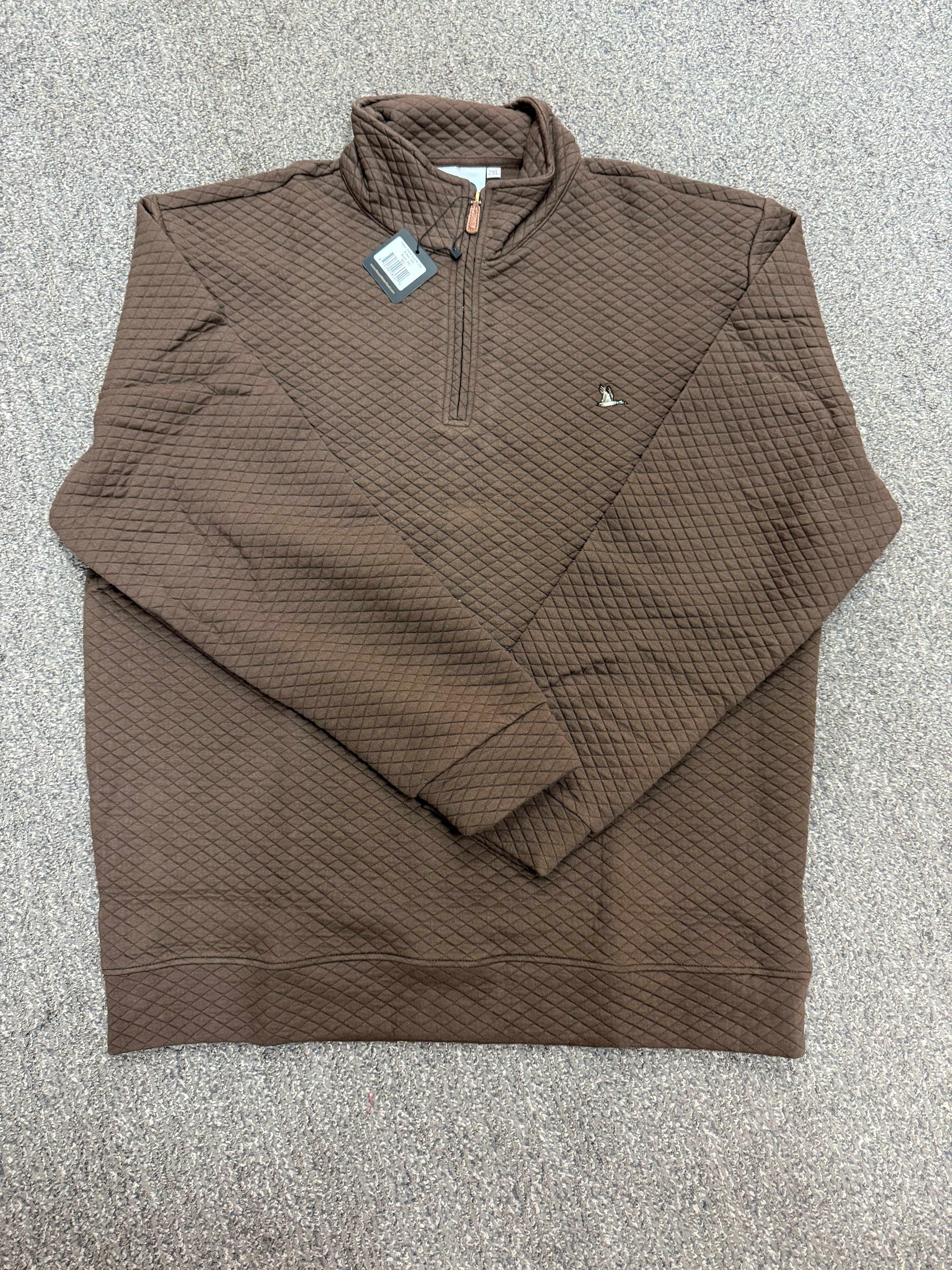 Drake 1/4 Zip - Brown