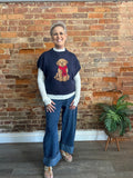 Navy Dog Sweater