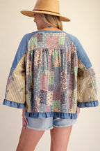 Denim Patchwork Tunic