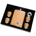 Light Grain 5 Piece Tall Flask  Set